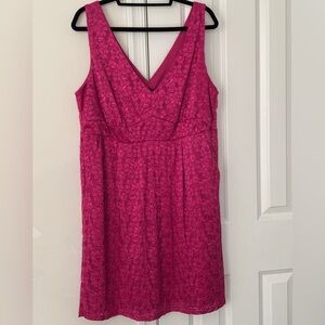 Torrid Pink Lace Floral Dress